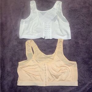 Very Adjustable Silky Soft Cream & White Colored Bras